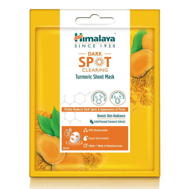 Himalaya Dark Spot Clearing Turmeric Sheet Mask