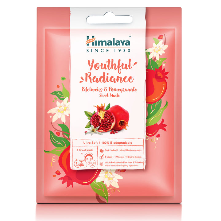 Youthful Radiance Edelweiss & Pomegranate Sheet Mask