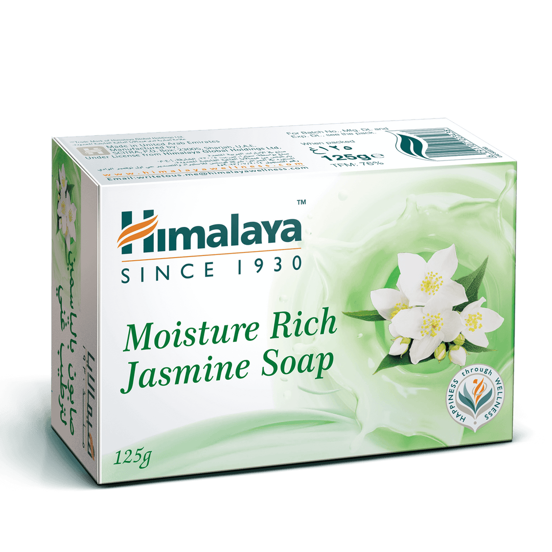 Himalaya Moisture Rich Jasmine Soap 125g - Soothes & Hydrates